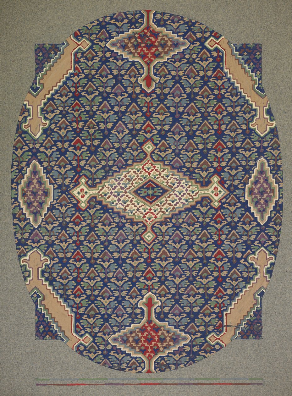 Diseño de alfombra de English School