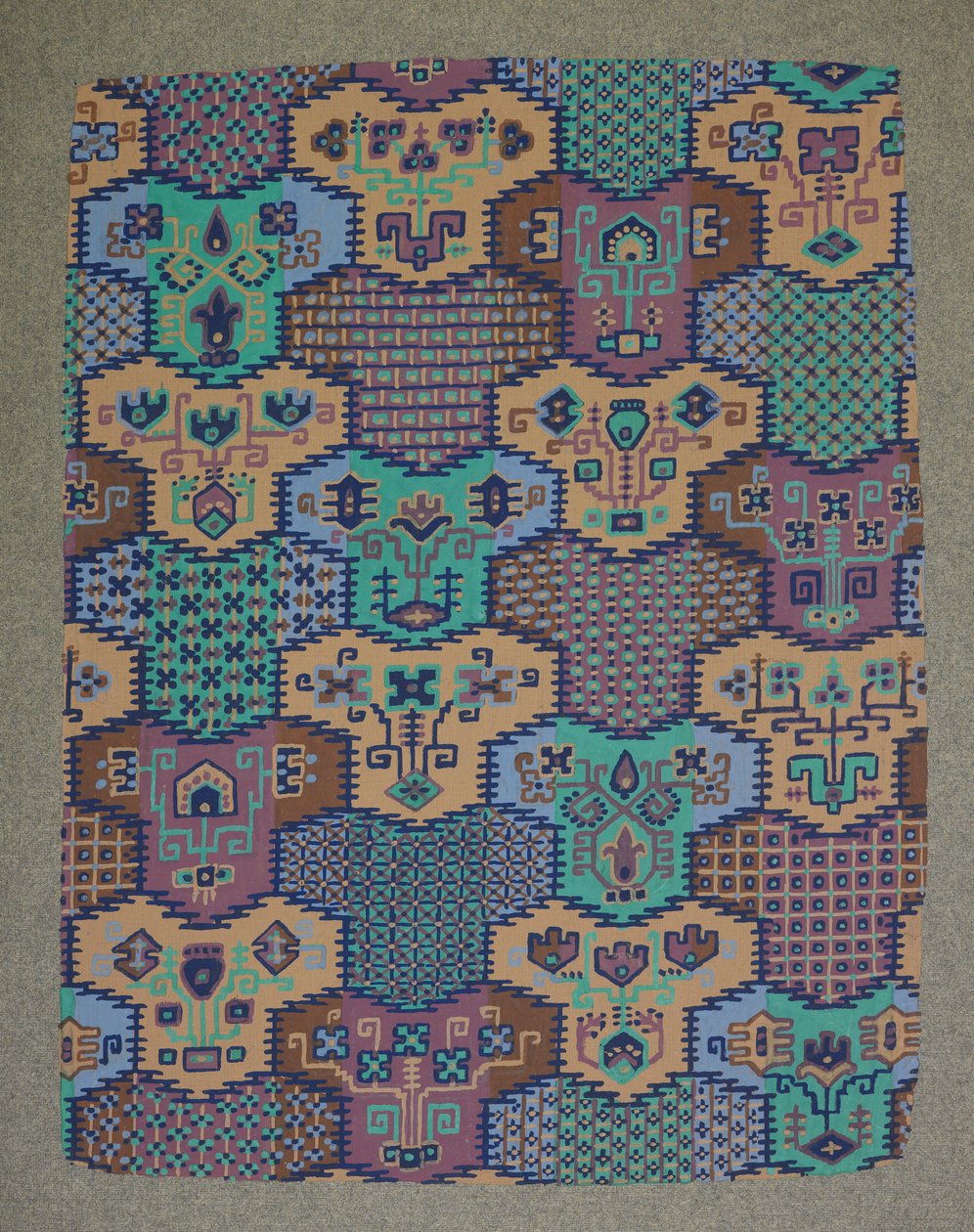 Diseño de alfombra de English School