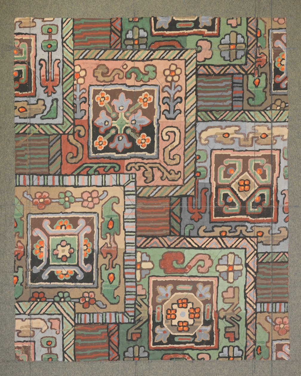 Diseño de alfombra de English School