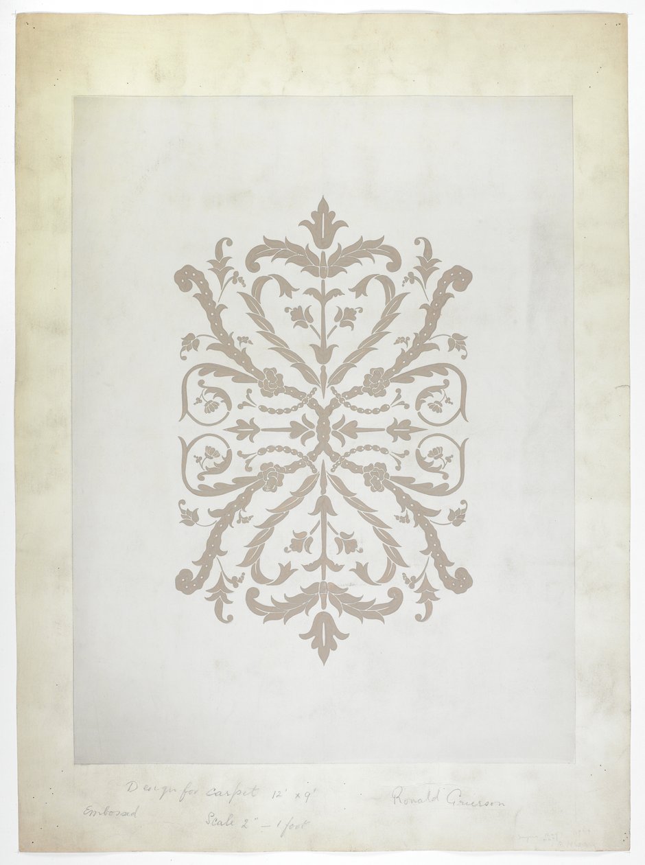 Diseño de alfombra de English School
