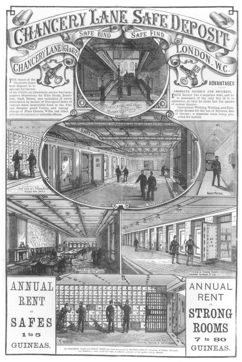 Depósito Seguro de Chancery Lane, 1886 de English School