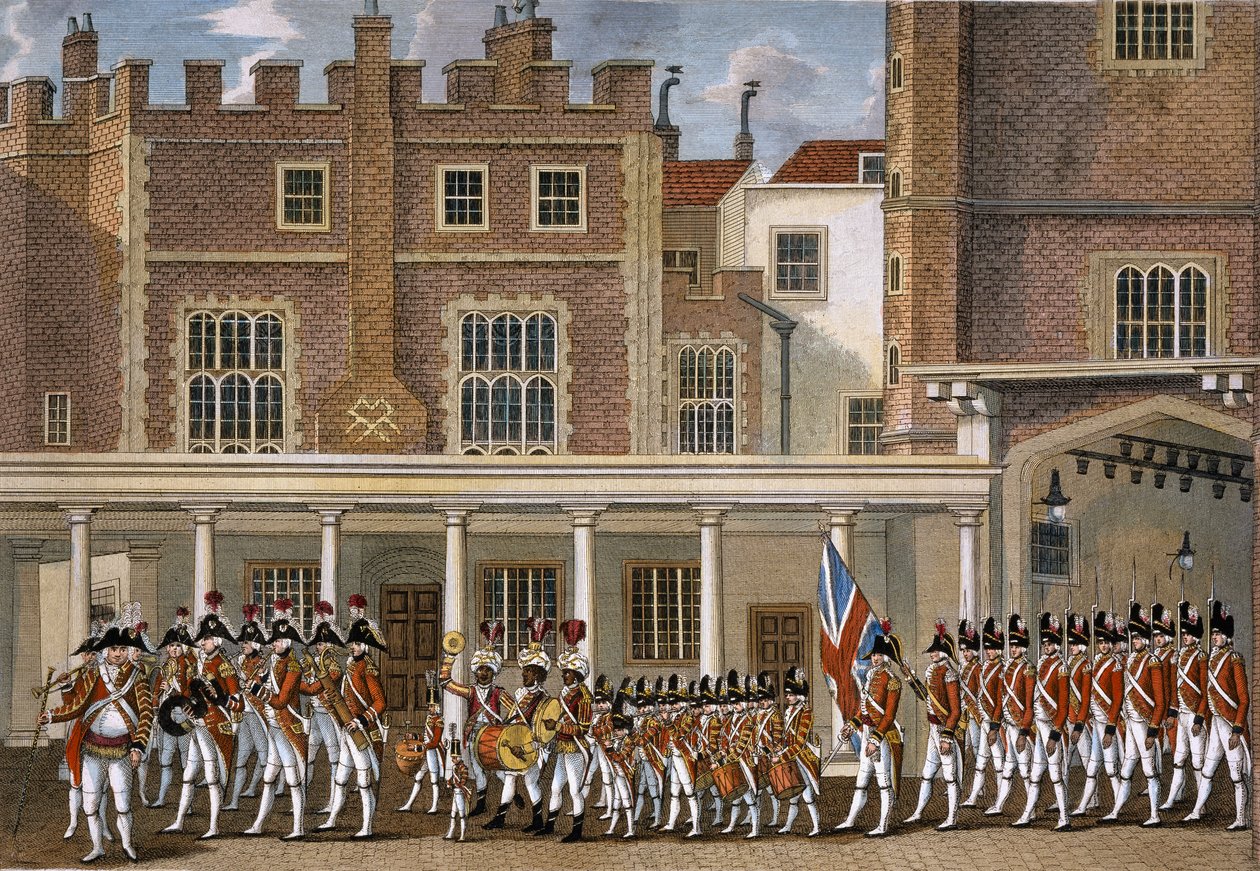 Cambio de guardia en el Palacio de St James de English School