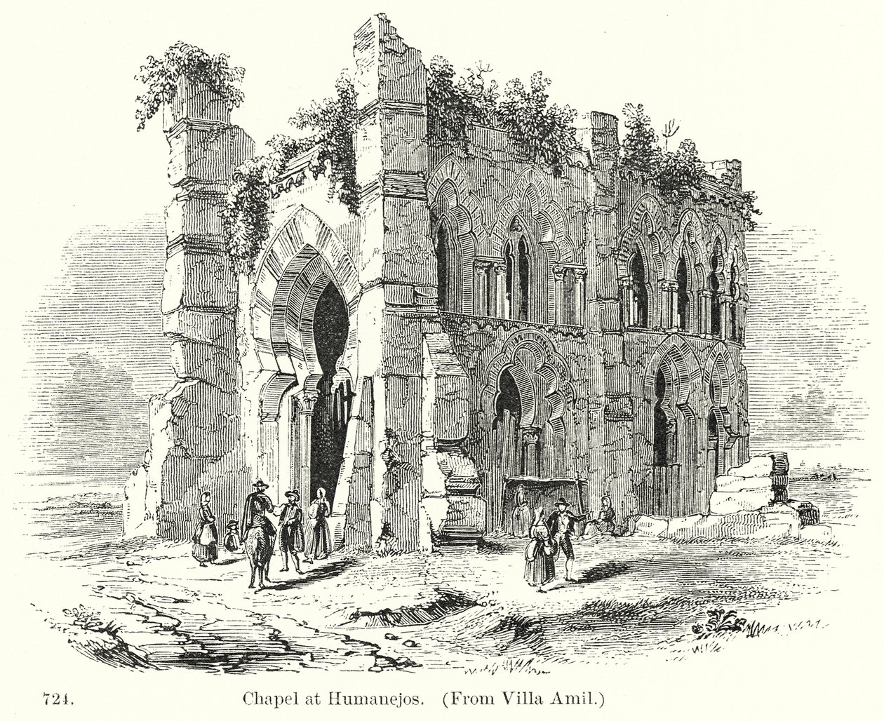 Capilla de Humanejos (grabado) de English School