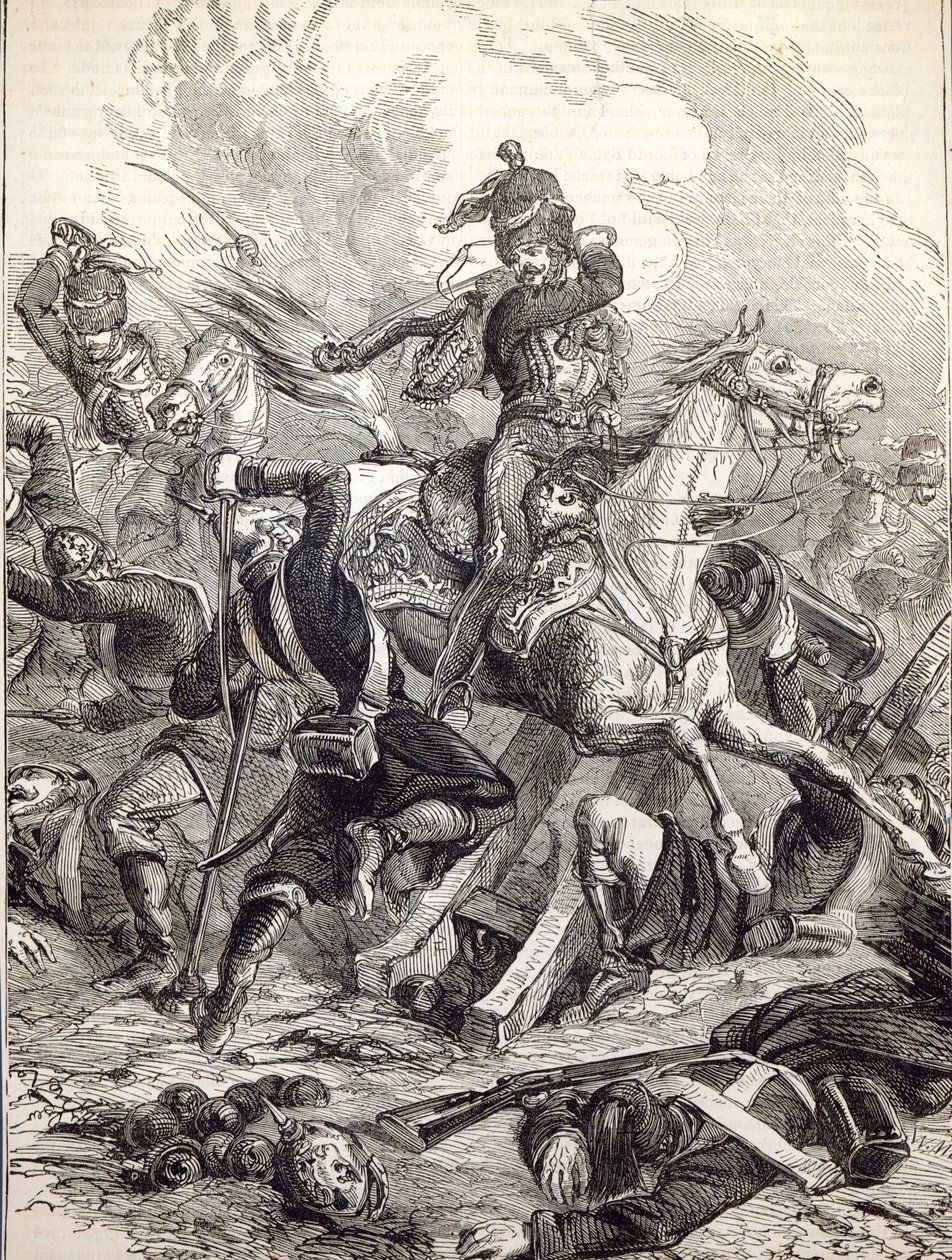 Carga de la Brigada Ligera, ilustración de 