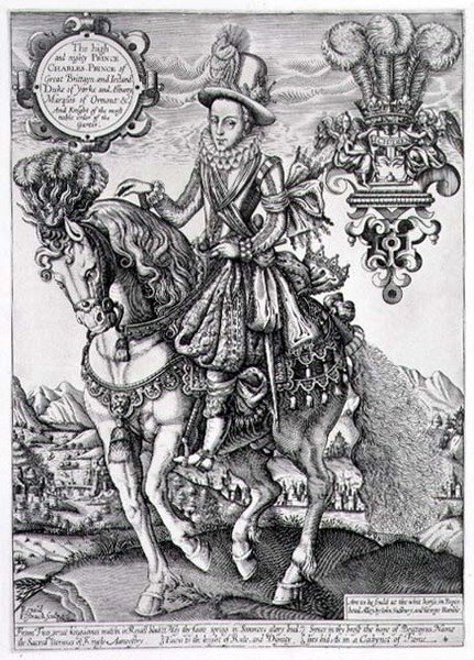 Carlos I como Príncipe de Gales a caballo, del 