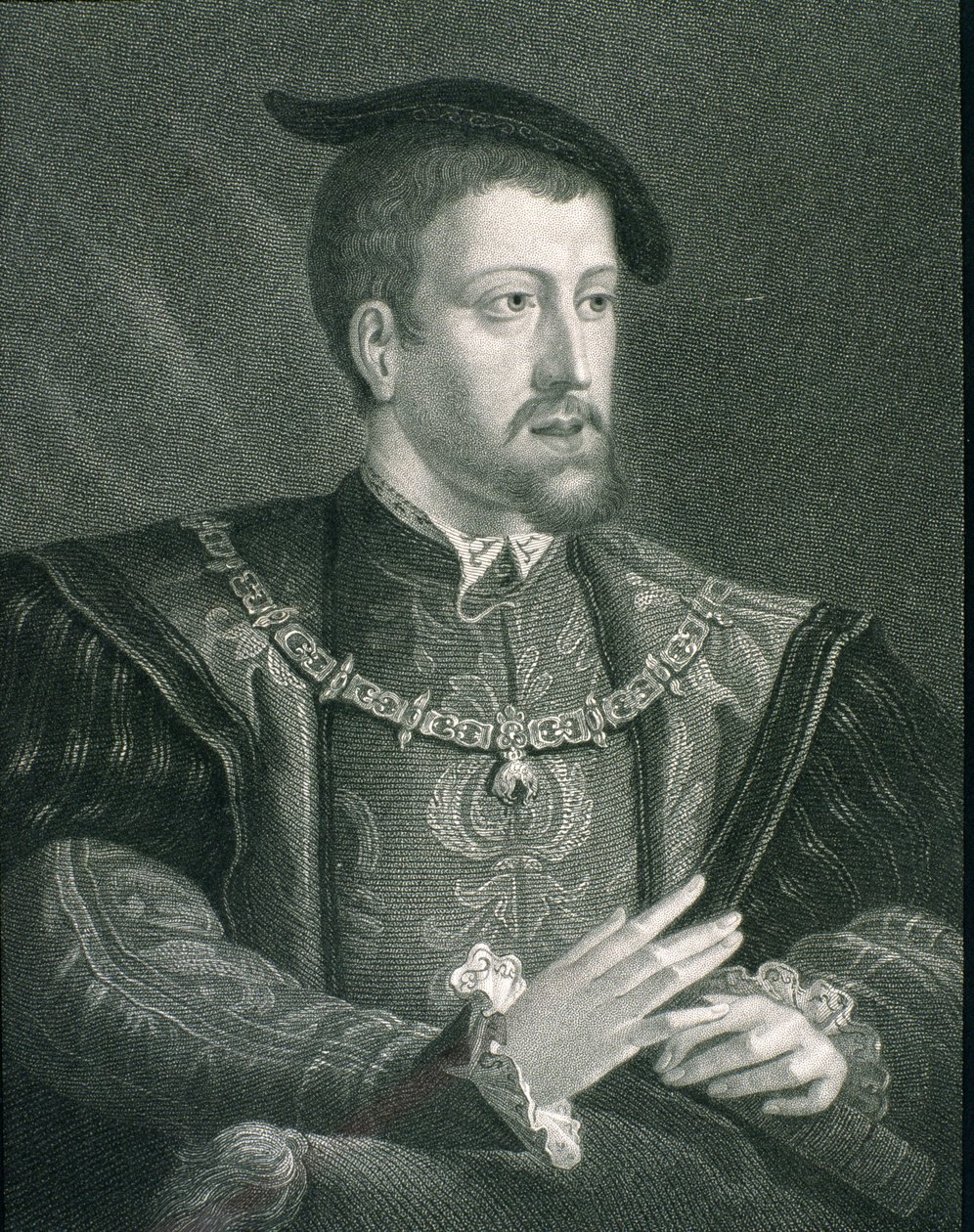 Carlos V (1500-58) Emperador del Sacro Imperio Romano y Rey de España, de 