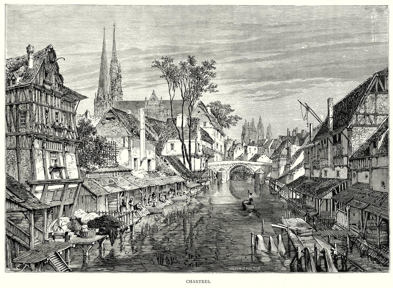 Chartres (grabado) de English School