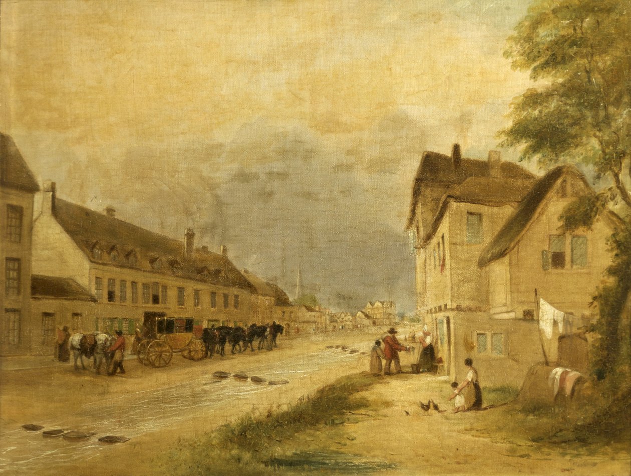 Calle Principal de Cheltenham, 1740 de English School