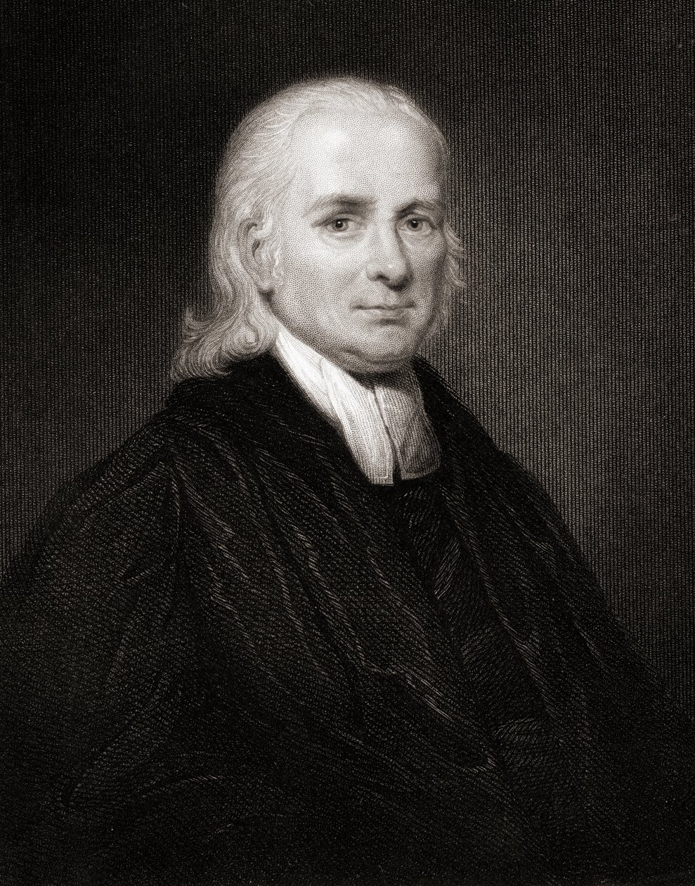Christian Friedrich Schwartz (1726-96) de Gallery of Portraits, publicado en 1833 de English School