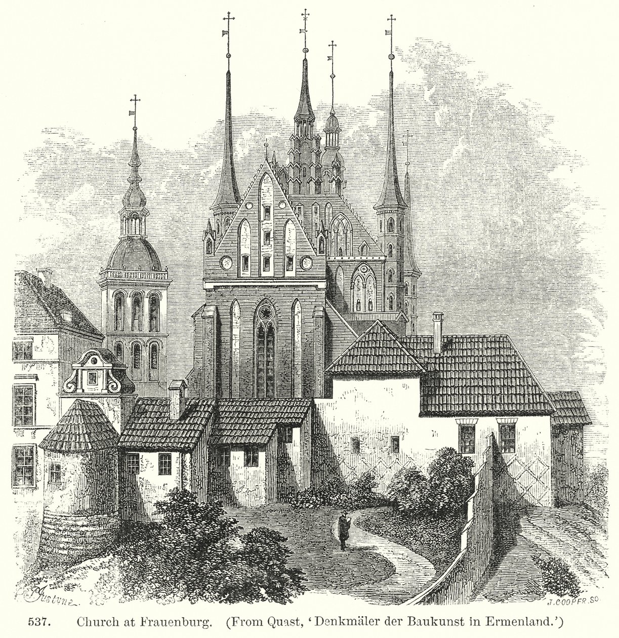 Iglesia de Frauenburg (grabado) de English School