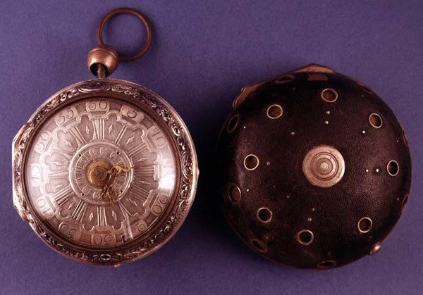 Reloj de carruaje, con alarma y repetidor, por Cabrier de Londres, c.1775 de English School