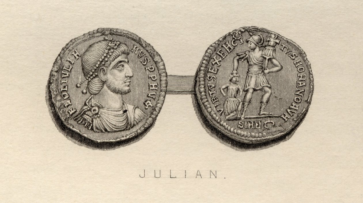 Moneda de la época de Juliano el Apóstata de English School