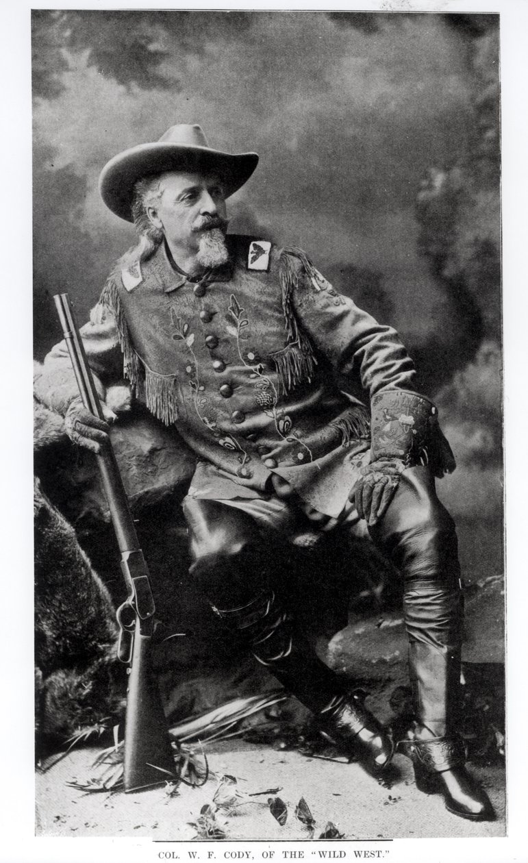 Coronel William Frederick Cody, también conocido como Buffalo Bill, 1903 de English School