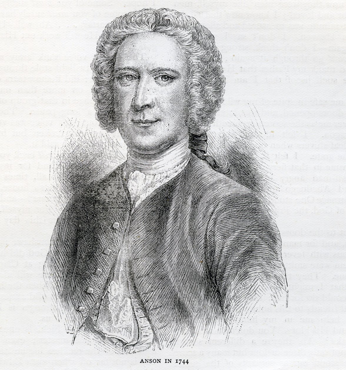 Comodoro George Anson, 1er Barón Anson (1697-1762), 1744 de English School