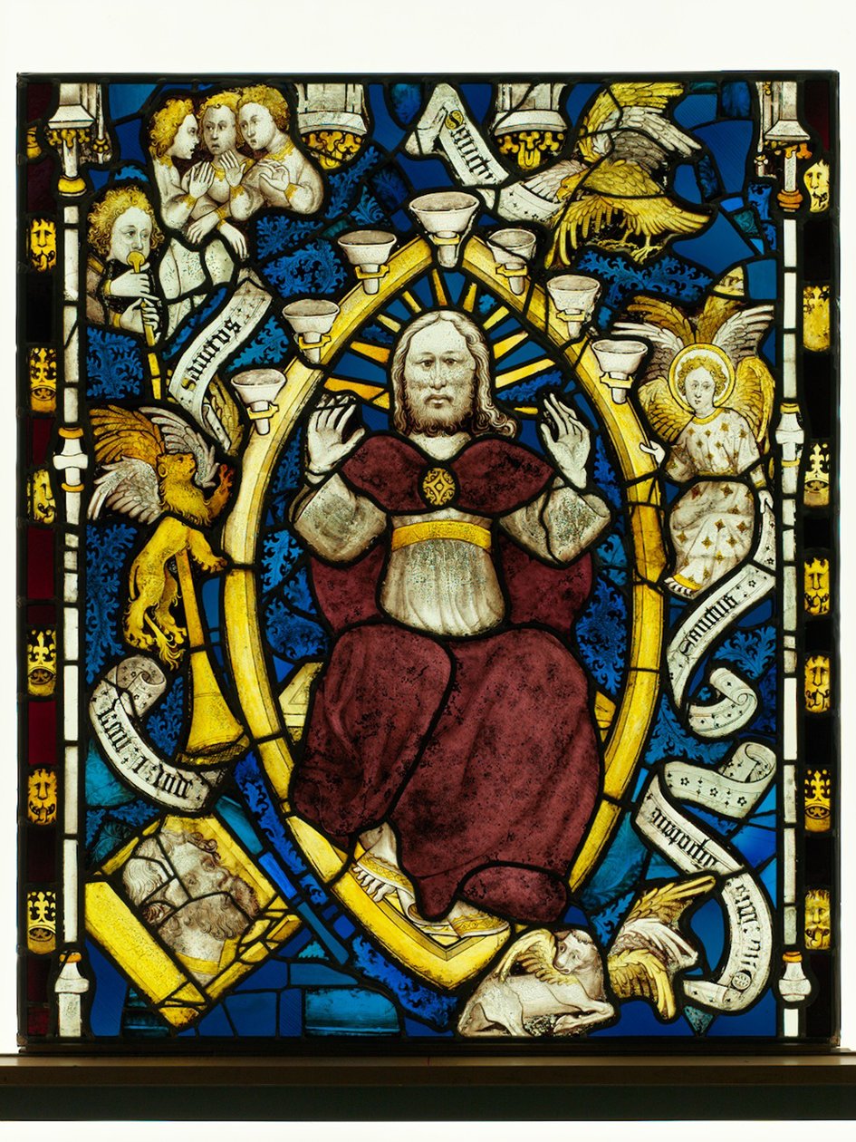 Panel conservado de la Gran Ventana Este en York Minster: 