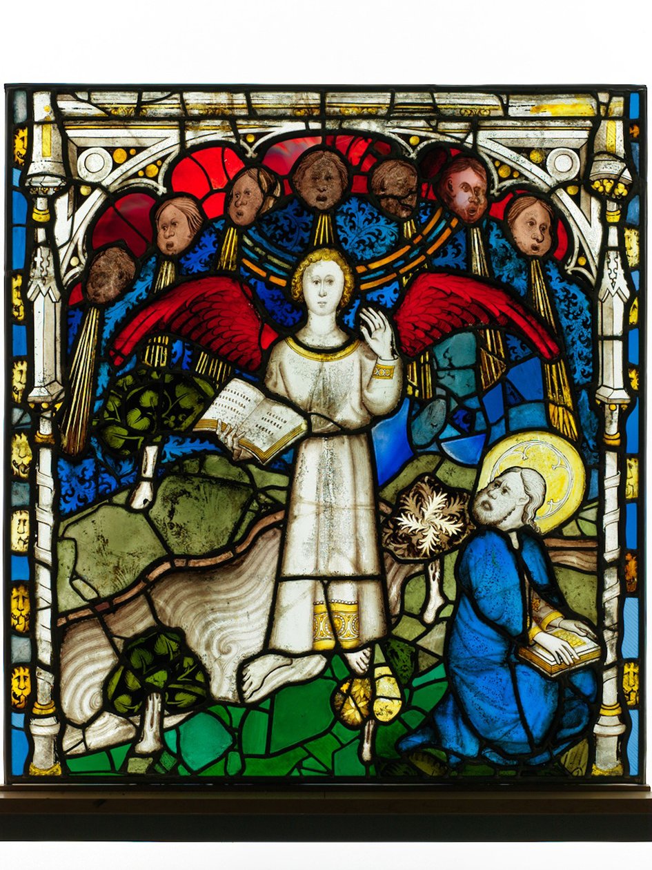 Panel conservado de la Gran Ventana Este en York Minster: 