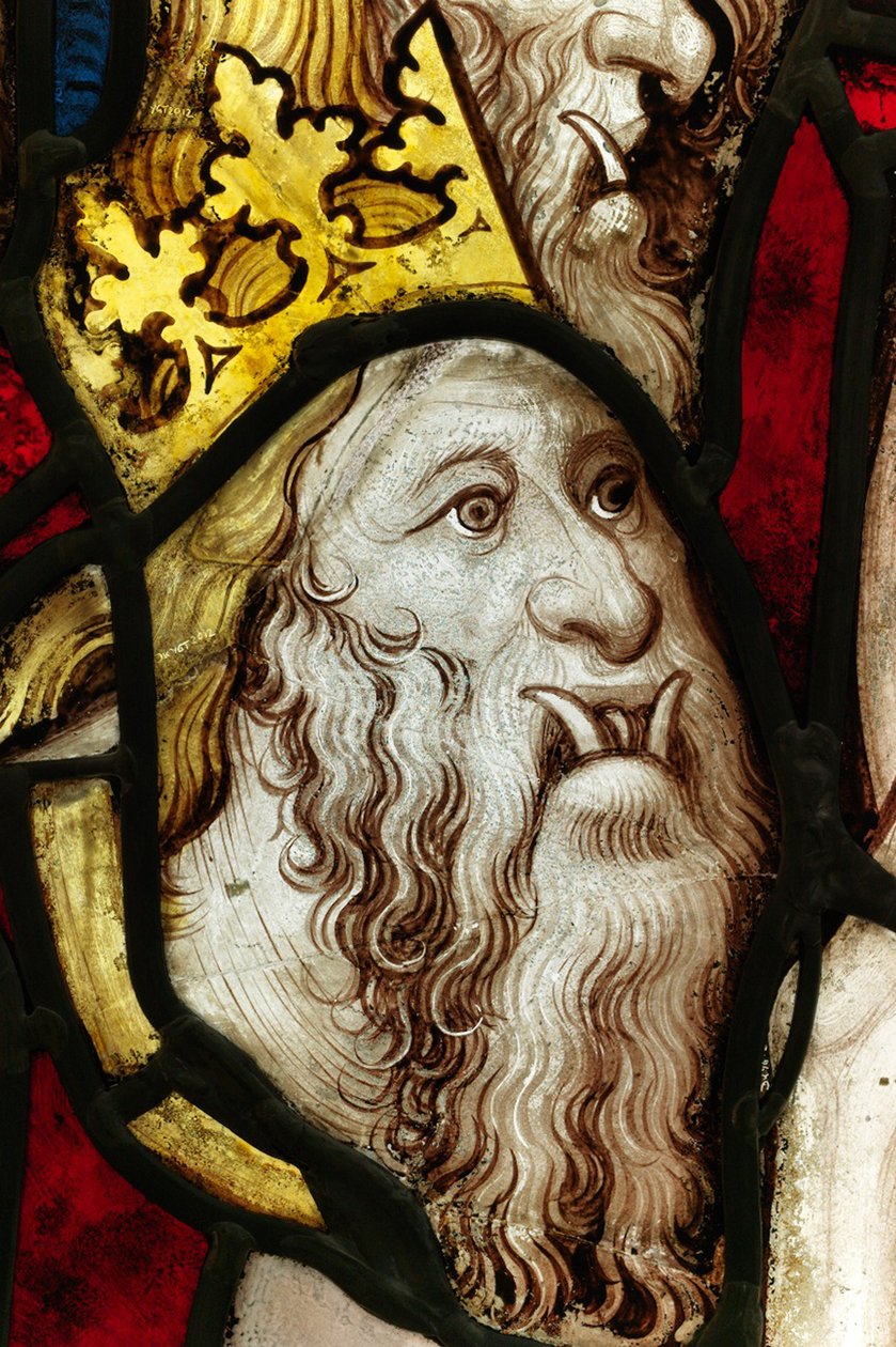Sección conservada de la Gran Ventana Este en York Minster: 