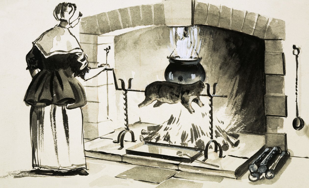 Cocinar con espetón de English School