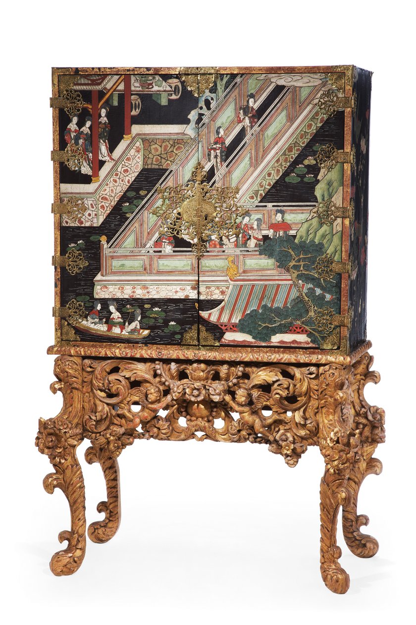 Gabinete y soporte de Coromandel de English School