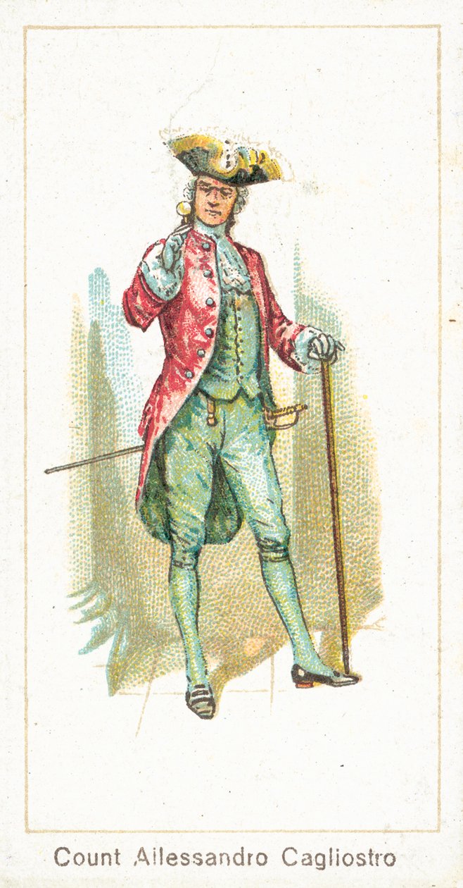 Conde Allessandro Cagliostro (cromolito) de English School