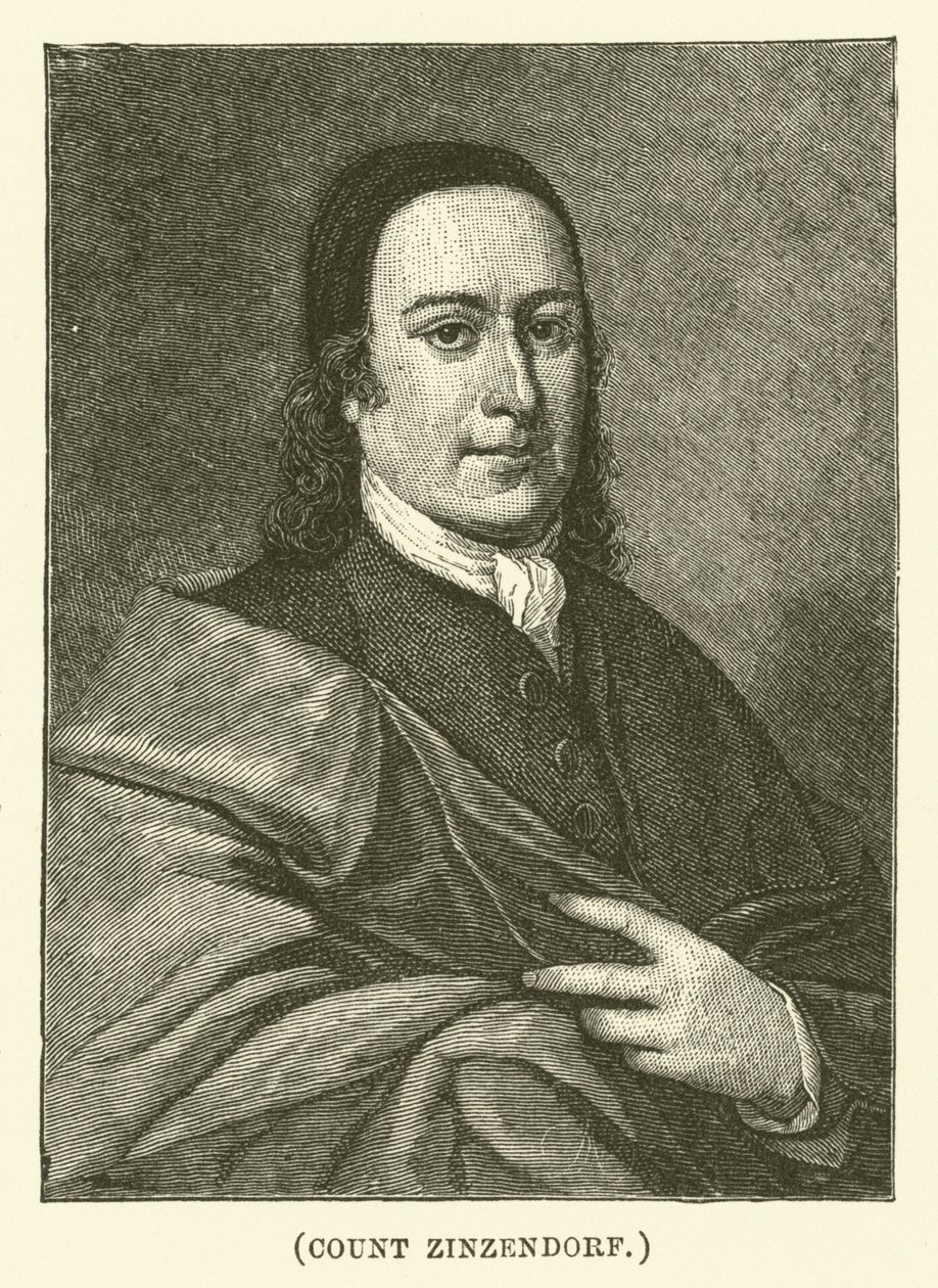 Conde Zinzendorf (grabado) de English School