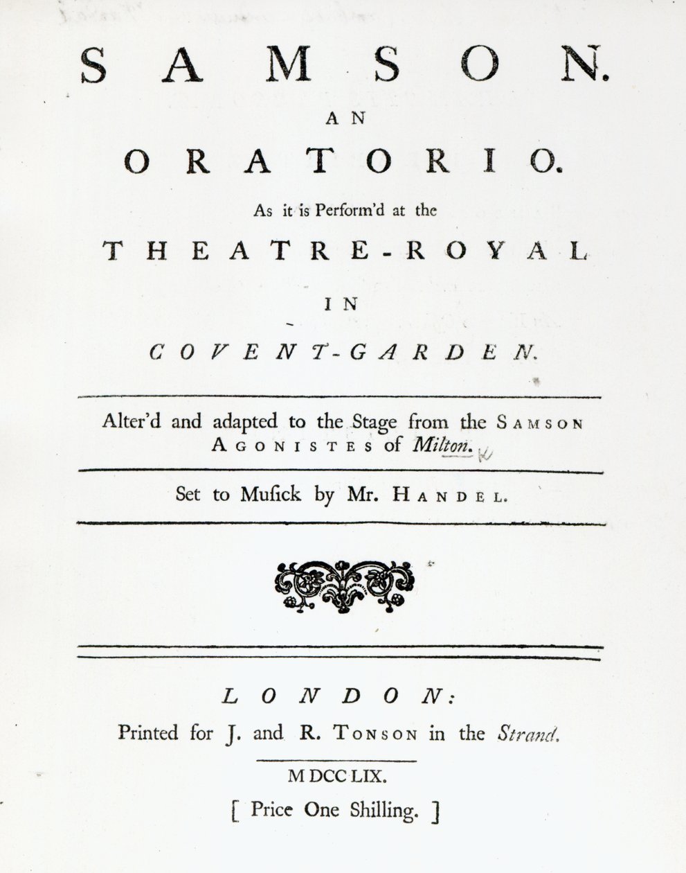 Portada De Partitura La Tribuna, Drama Musical En Tres Actos,