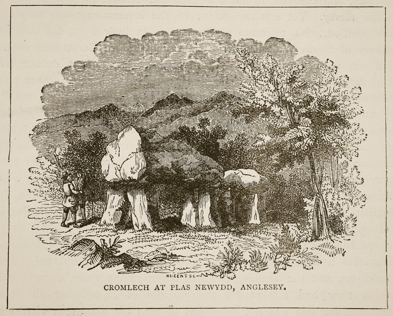 Cromlech en Plas Newydd, Anglesey de English School