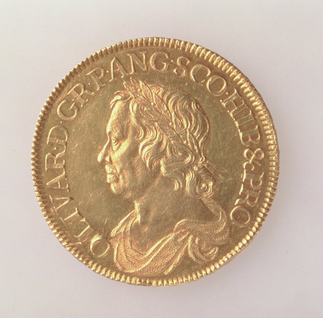 Corona de Oliver Cromwell (1599-1658), Casa de Moneda de Londres, 1658 (anverso) de English School