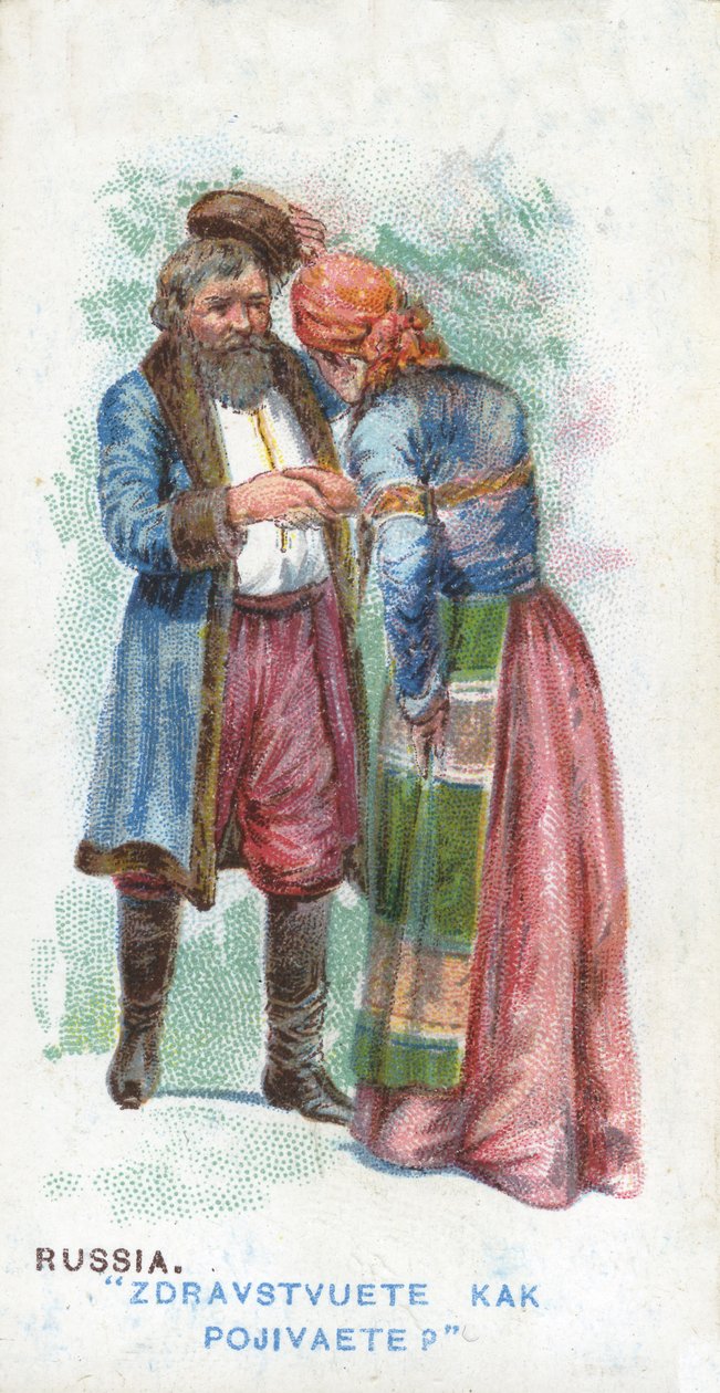 Saludo Habitual en Rusia, 1907 de English School