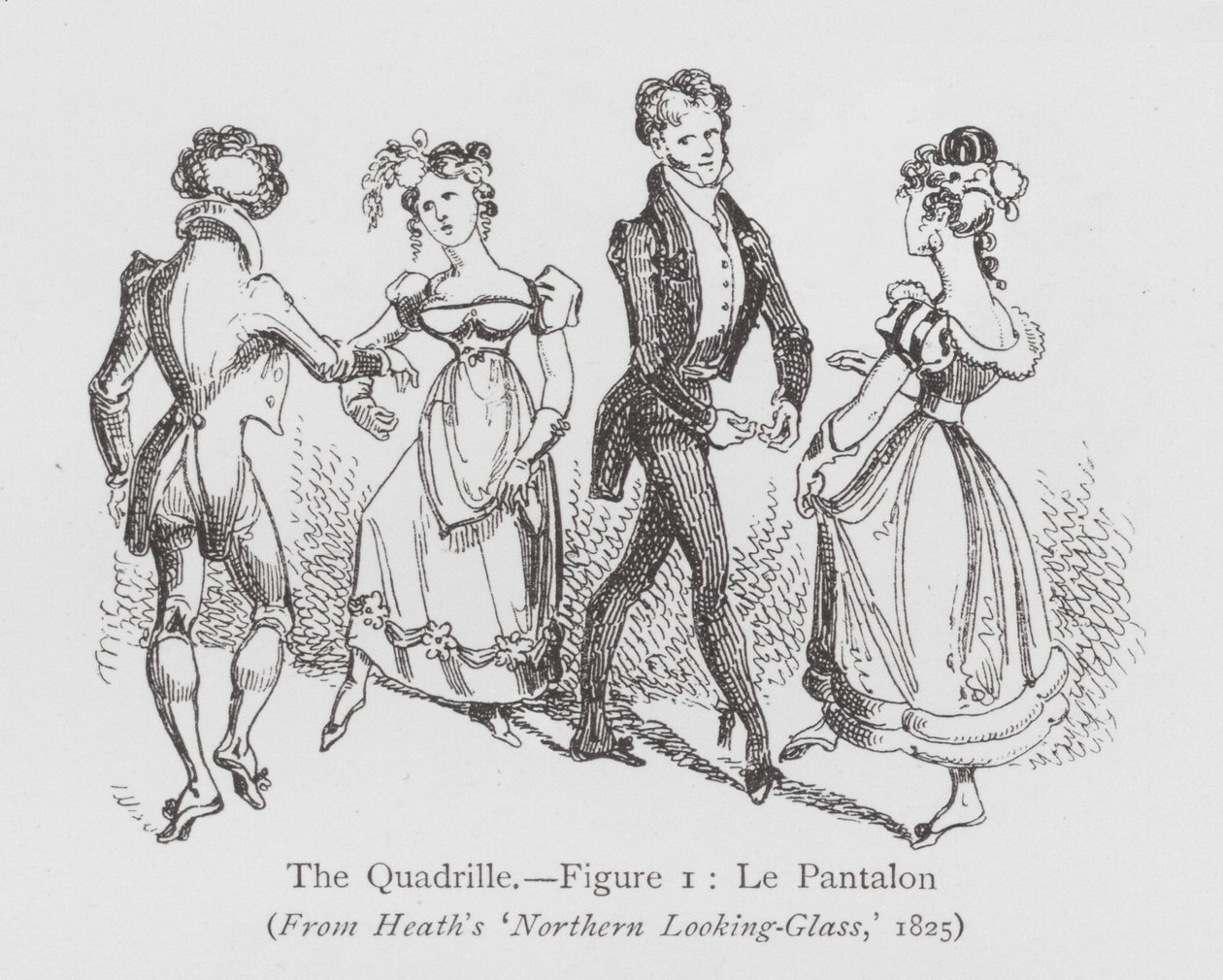 Baile: El Cuadrille, Figura 1, Le Pantalon de English School