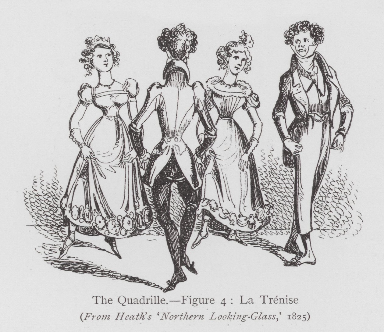 Baile: El cuadrille, Figura 4, La Trenise de English School