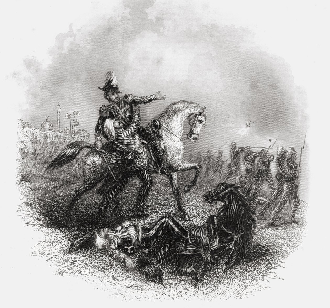 Muerte de Sir Henry Montgomery Lawrence, de 