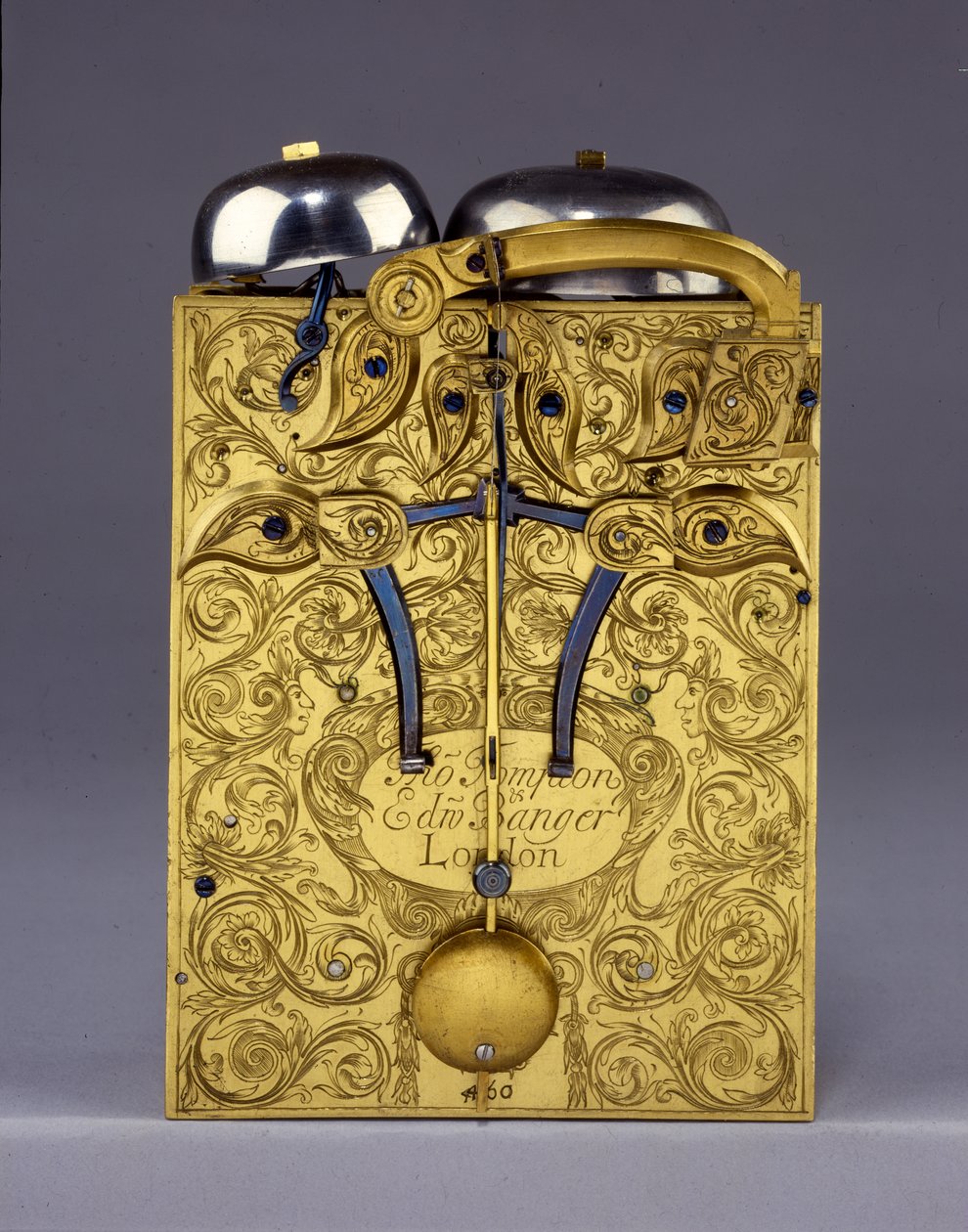 Detalle de The Barnard Tompion, Tompion y Banger, Londres, No. 460, reloj de soporte, c.1708 de English School