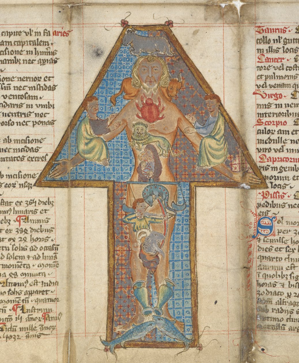 Detalle de Zodiac Man, ilustración de 