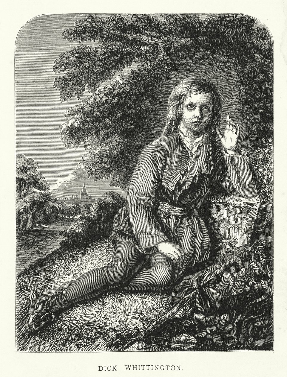 Dick Whittington (grabado) de English School