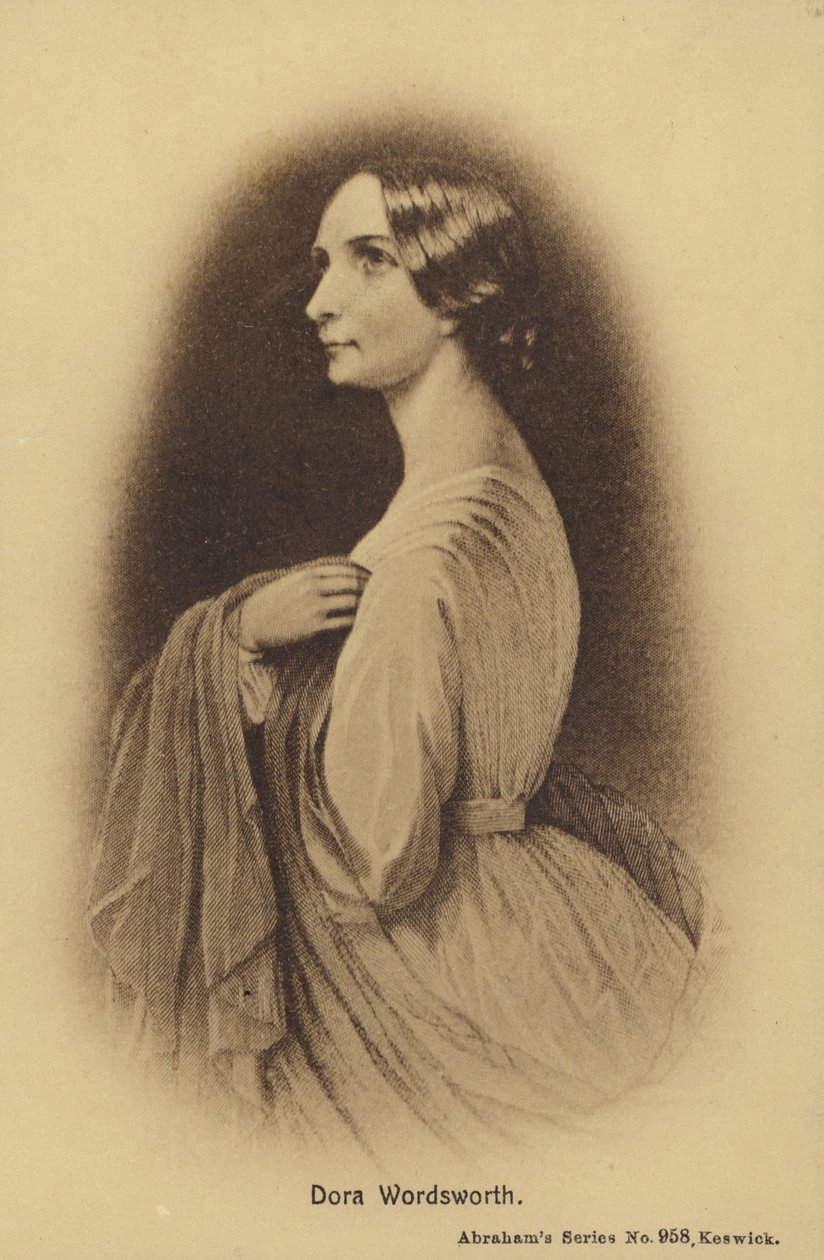Dora Wordsworth (1804-1847), hija del poeta inglés William Wordsworth (litografía) de English School