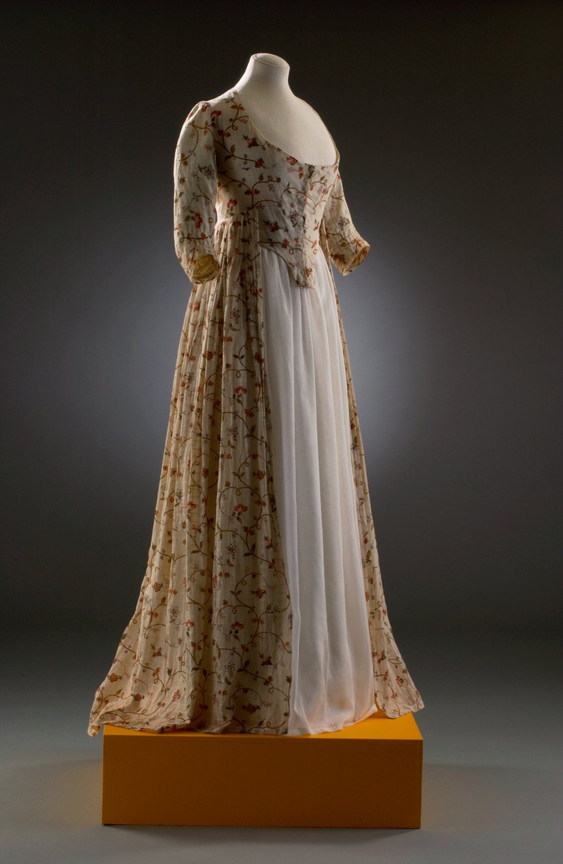 Vestido, 1790s de English School
