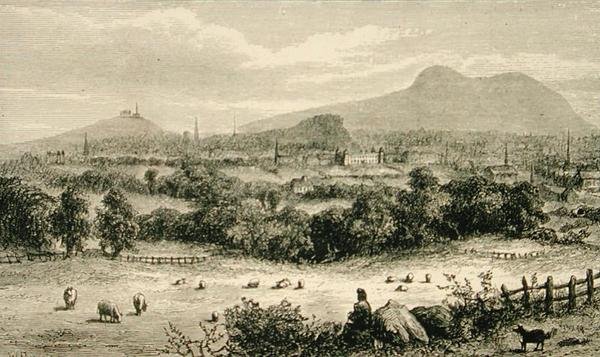 Edimburgo en c.1880, de 