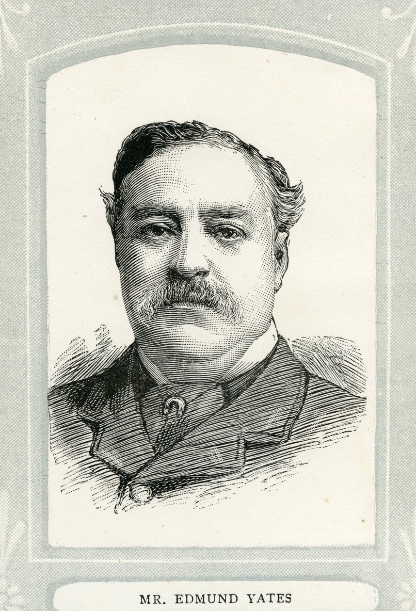 Edmund Yates (1831-94), periodista y novelista de English School