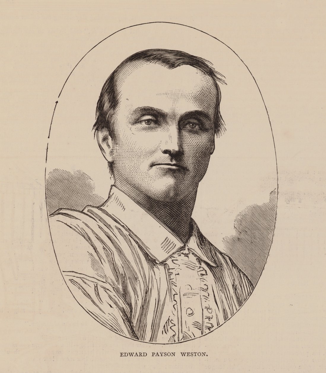 Edward Payson Weston (grabado) de English School