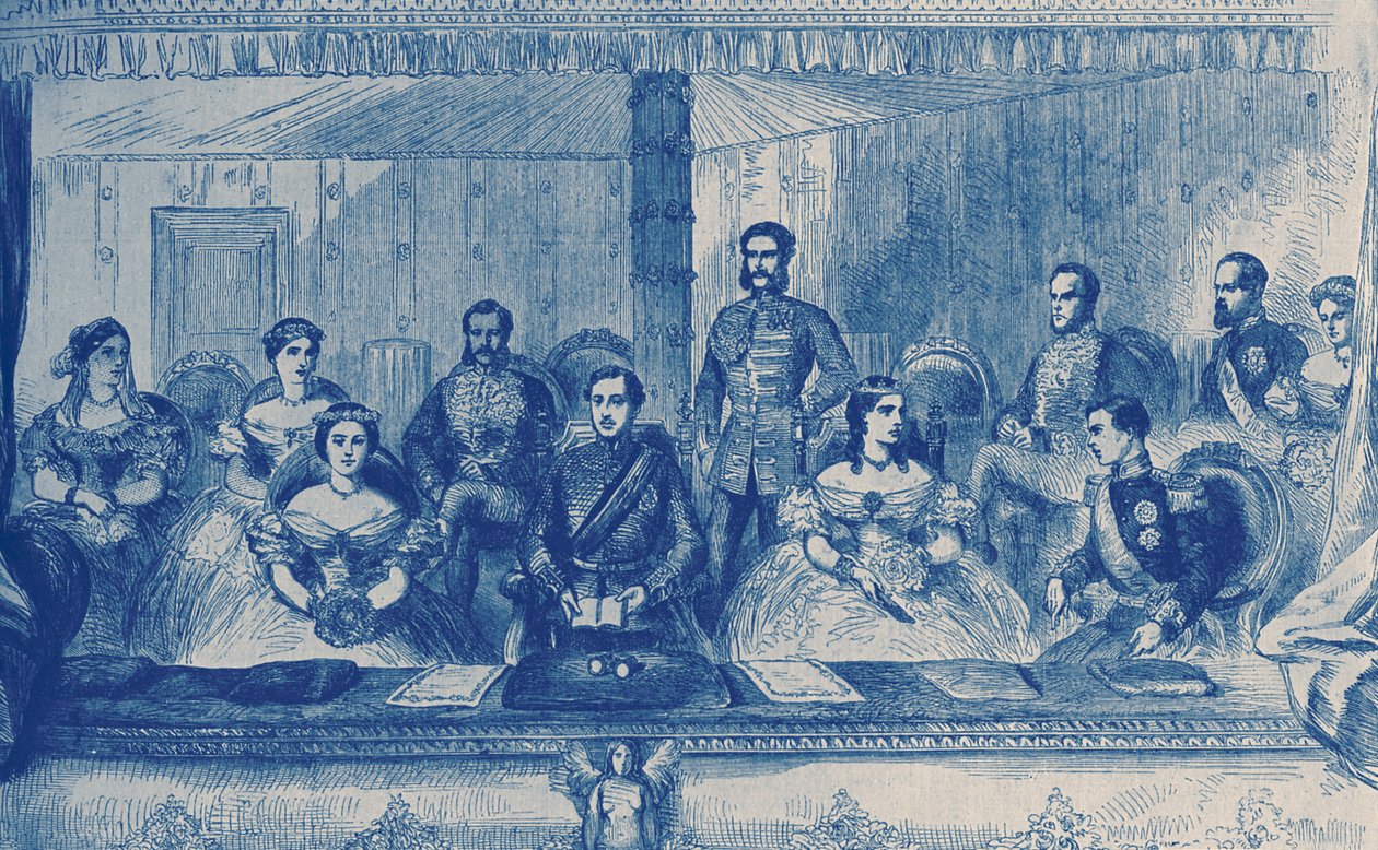 Eduardo VII y la Reina Alexandra de Inglaterra en la Ópera de Londres de English School