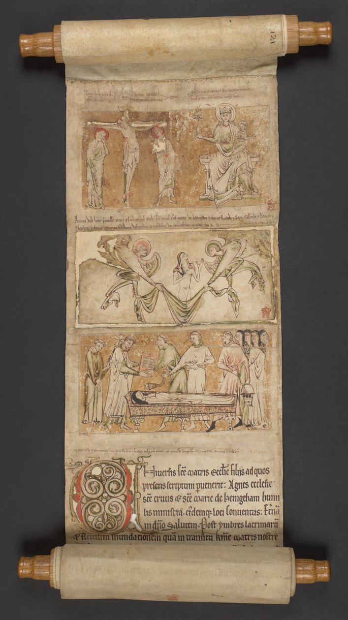 Egerton MS 2849, Membrana I, c.1225-30 (vitela) de English School