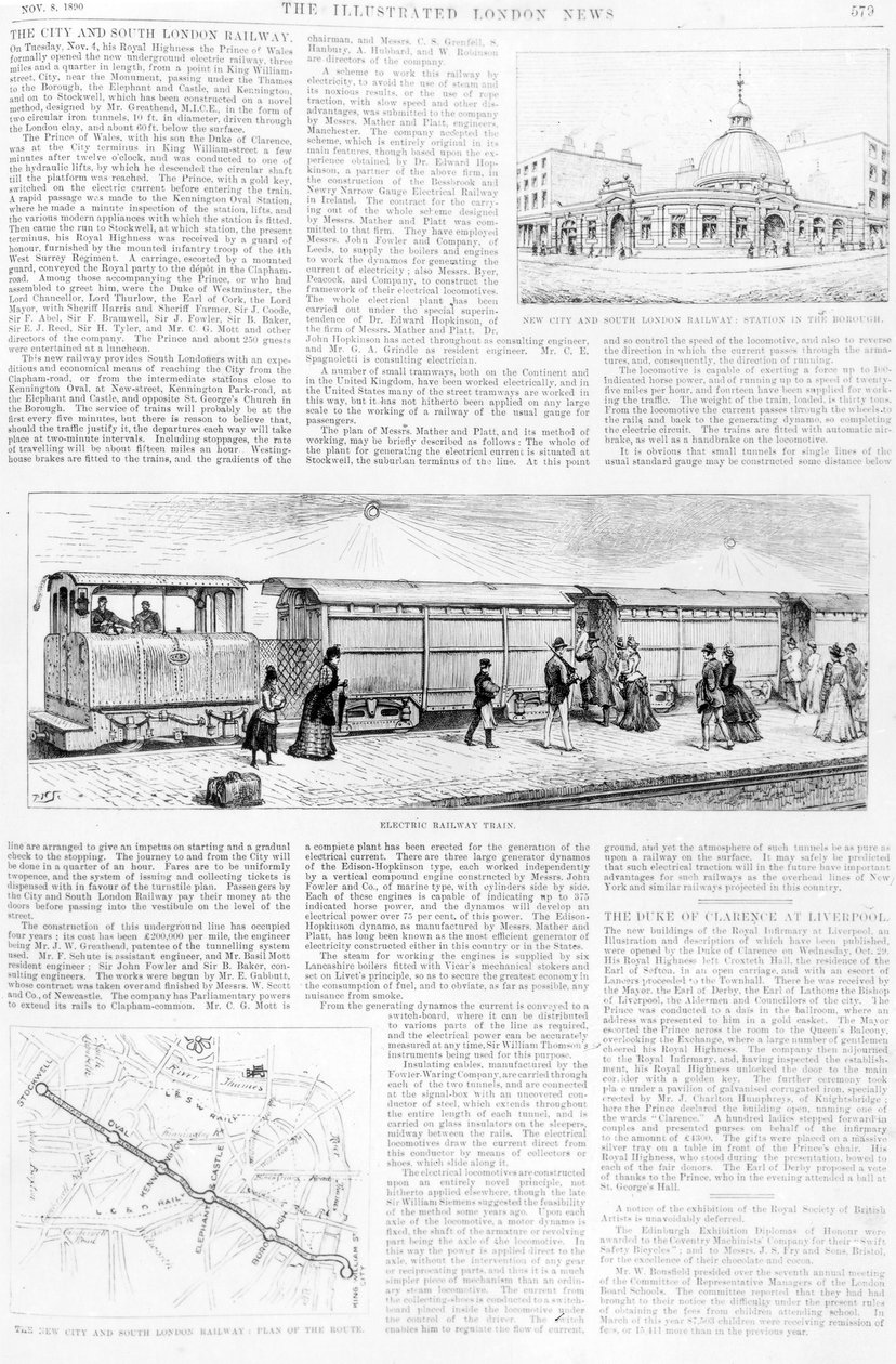 Tranvía Eléctrico, 1890 de English School