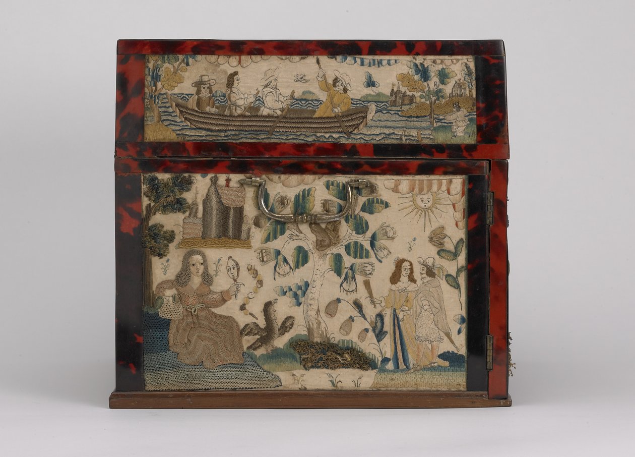 Cofre bordado, c.1660 de English School