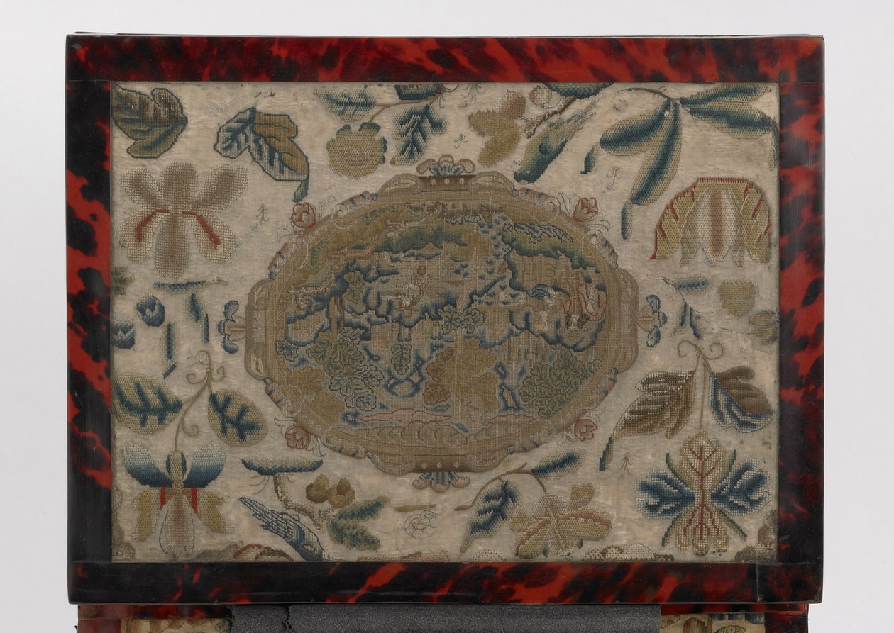 Cofre bordado, c.1660 de English School