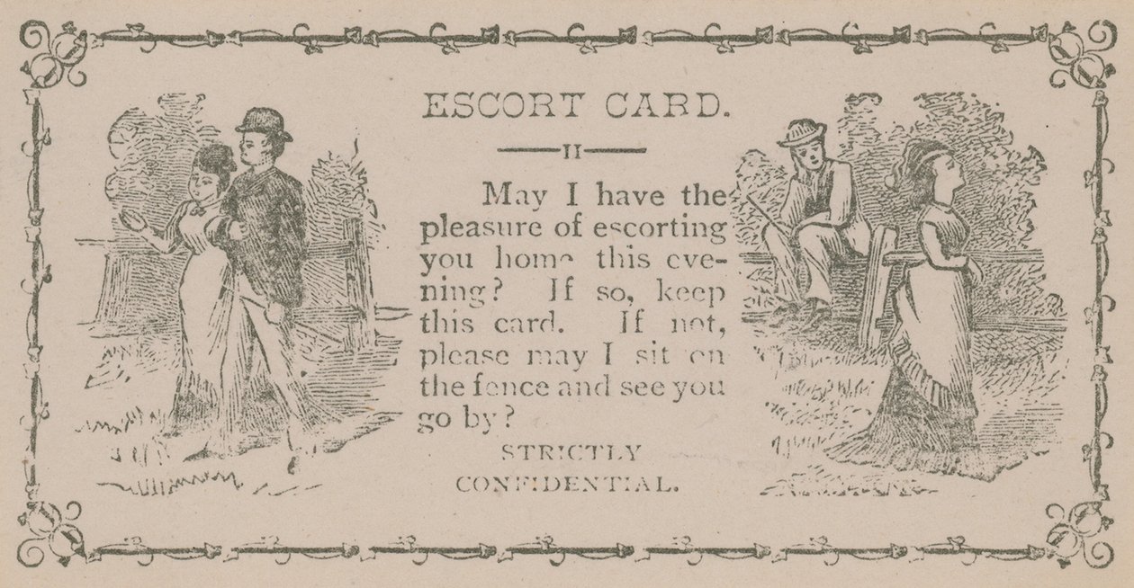 Tarjeta de acompañante (grabado) de English School