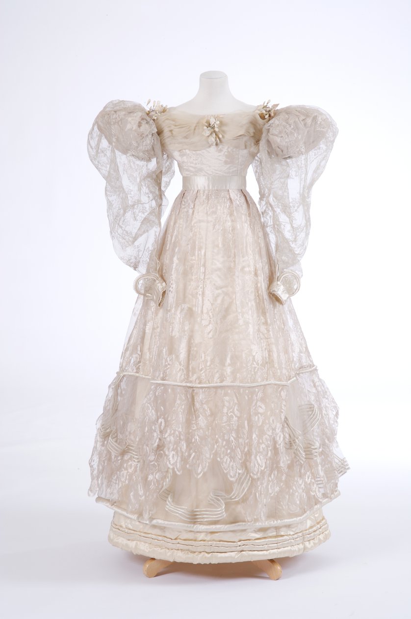 Vestido de noche, 1829 de English School