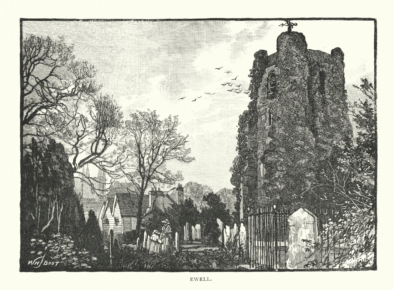 Ewell (grabado) de English School