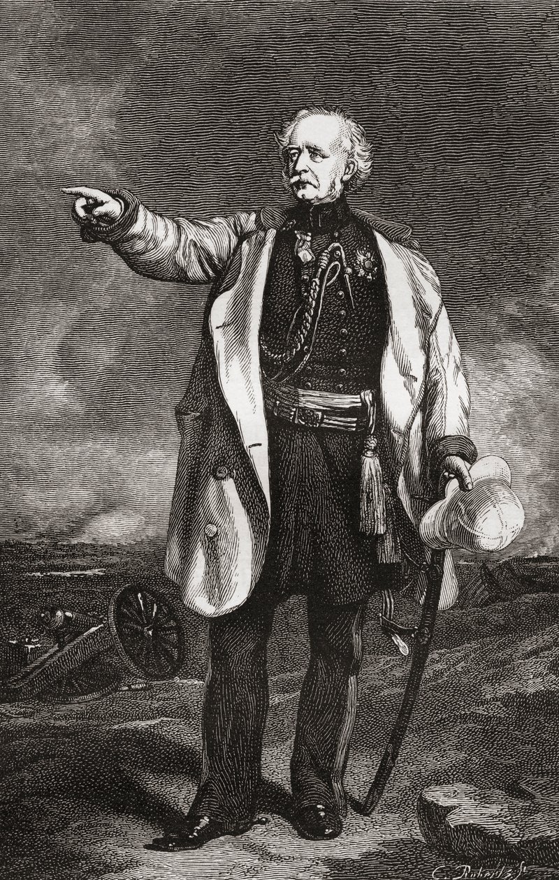 Mariscal de Campo Hugh Gough, de The Magazine of Art, publicado en 1878 de English School