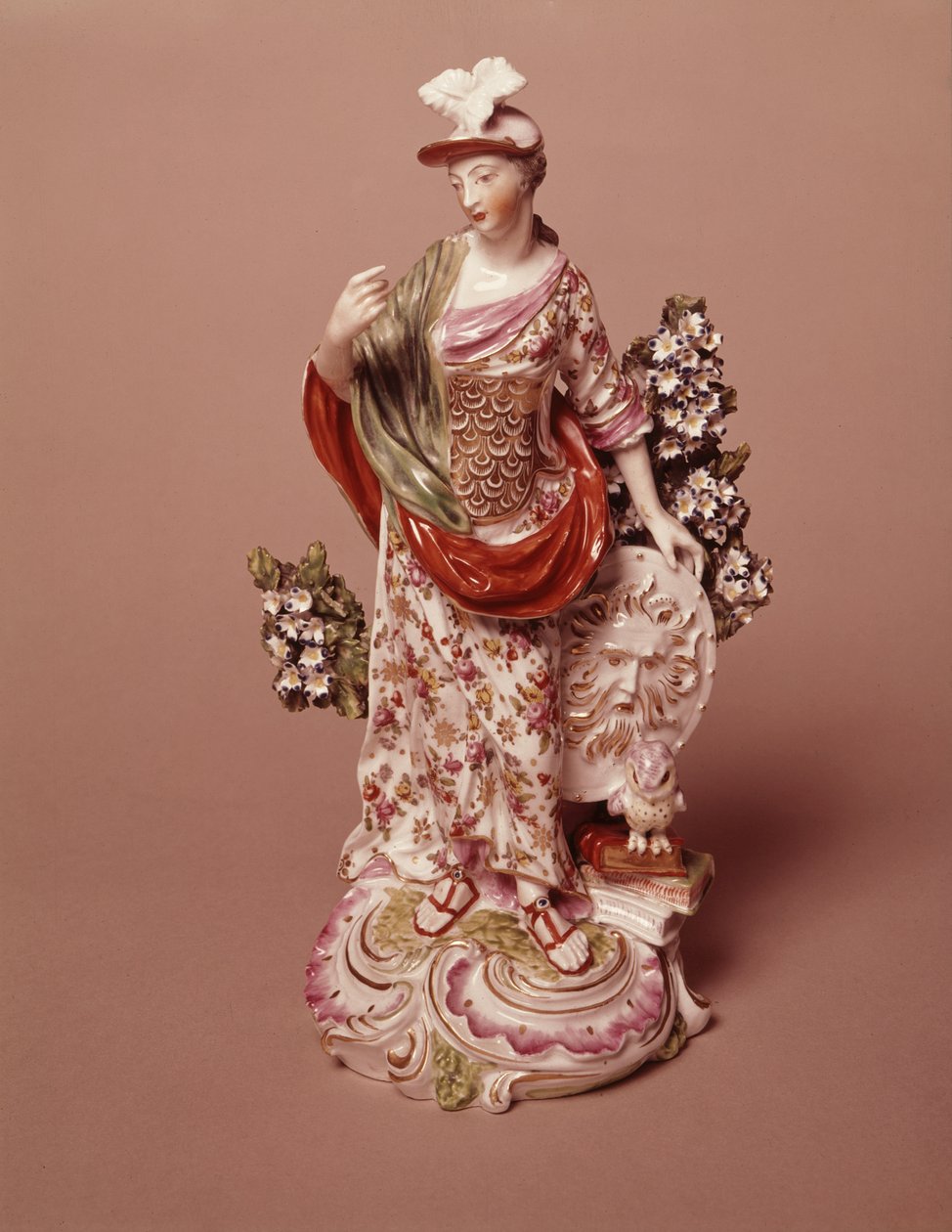 Figura de la diosa Atenea, Derby Porcelain Works, c.1800 de English School